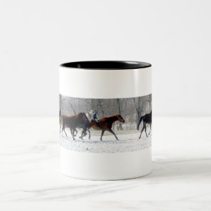2 Couleurs Tasse des chevaux 01