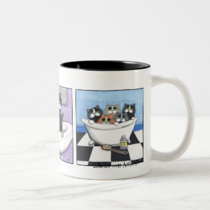 2 Couleurs Tasse des singeries #1 de salle de bains