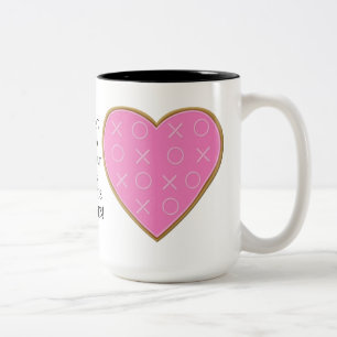 2 Couleurs Tasse d'étreintes et de baisers
