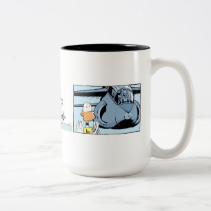 2 Couleurs Tasse d'humour d'aviation de canard de tintement