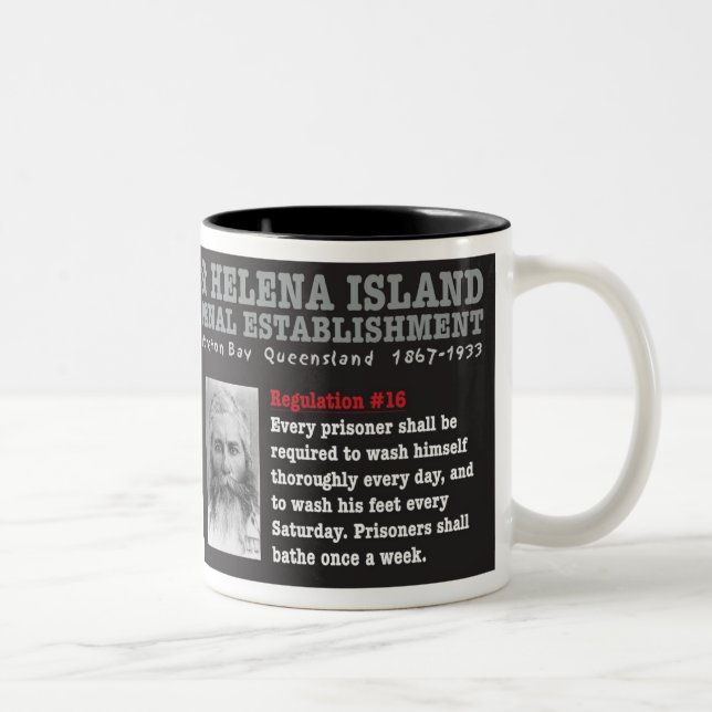 2 Couleurs Tasse d'île de la Ste.Hélène (Droit)