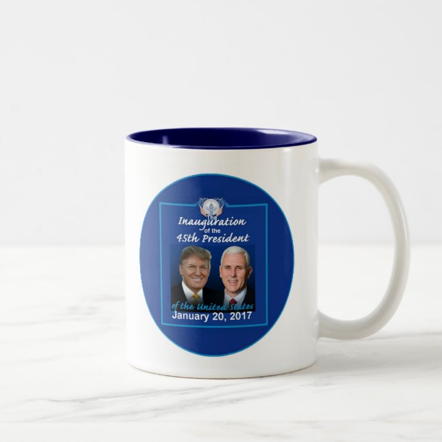 2 Couleurs Tasse d'INAUGURATION d'ATOUT (Droit)