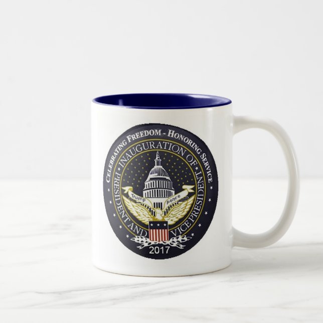 2 Couleurs Tasse d'INAUGURATION d'ATOUT (Droit)