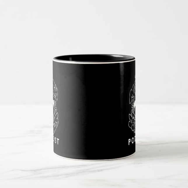 2 Couleurs Tasse d'ITMODlogo (Centre)