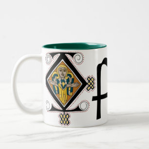 2 Couleurs Tasse d'Offaly du comté