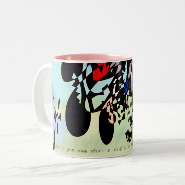 2 Couleurs Tasse donnée par Dieu (Devant gauche)