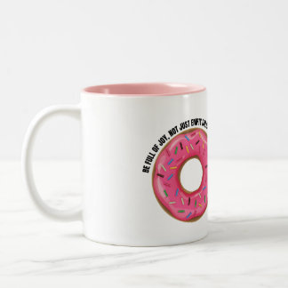 2 Couleurs Tasse Donut Drôle – Réel et Ridiculement Délicieux