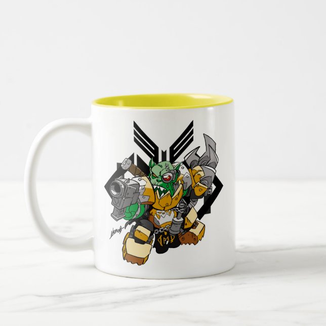 2 Couleurs Tasse d'Orc de l'espace de MÉTA (Gauche)