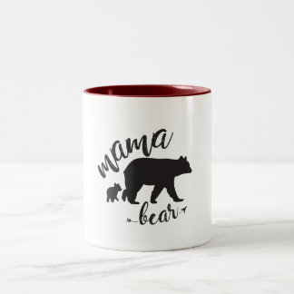 2 Couleurs Tasse d'ours de maman