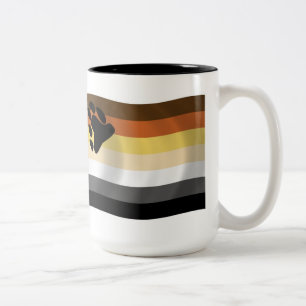 2 Couleurs Tasse Drapeau de la Fraternité de l'Ours