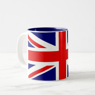 2 Couleurs Tasse Drapeau Royaume-Uni