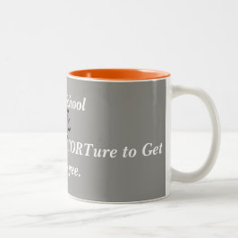2 Couleurs Tasse drôle d'école de droit