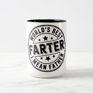2 Couleurs Tasse drôle pour la fête des pères