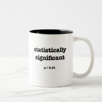 tasse drôle statistiquement significative de maths