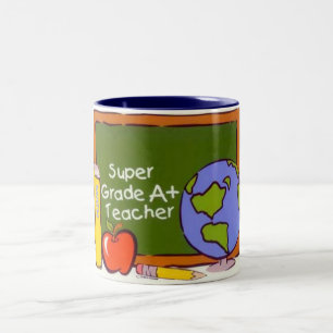 2 Couleurs Tasse du cadeau du professeur