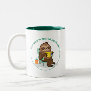 2 Couleurs Tasse du club de lecture de Portland Prepared Book
