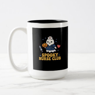2 Couleurs Tasse du Club des Infirmières Effrayantes - Hallow