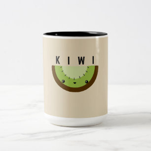 2 Couleurs Tasse du kiwi   de Kawaii  