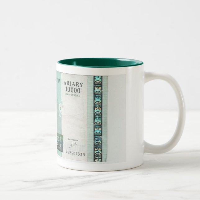 2 Couleurs Tasse du Madagascar (Droit)