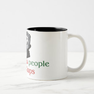 2 Couleurs Tasse du ton de l'amant deux de merdes