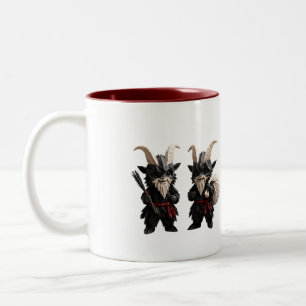 2 Couleurs Tasse Duo Origami Chibi Krampus