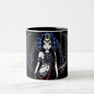 2 Couleurs Tasse égyptienne angélique de déesse de Neferta