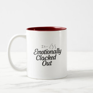 2 Couleurs Tasse Émotiionnellement Déconnectée