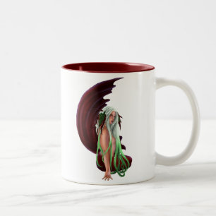 2 Couleurs Tasse en céramique de sirène éclairée par la l