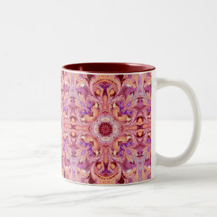 2 Couleurs Tasse en céramique marbrée de motif de