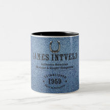 Tasse en denim bleu James Intveld 