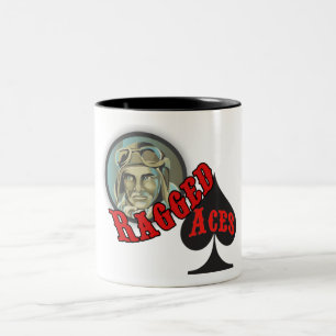 2 Couleurs Tasse en lambeaux d'as