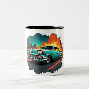 2 Couleurs Tasse Explosion Urbaine Chevy Vintage