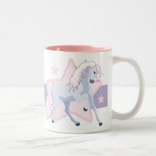 2 Couleurs Tasse faite sur commande de licorne avec votre nom