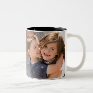 2 Couleurs Tasse faite sur commande de photo - ajoutez les