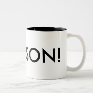 2 Couleurs Tasse faite sur commande pour le roseau de Rachel