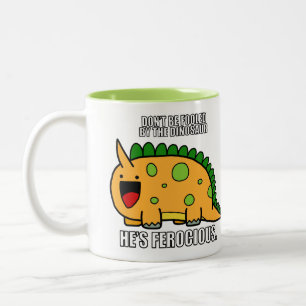 2 Couleurs Tasse féroce mignonne du dinosaure RAWR Meme