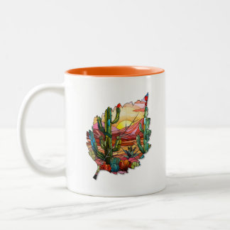 2 Couleurs Tasse feuille créative pour café ou thé
