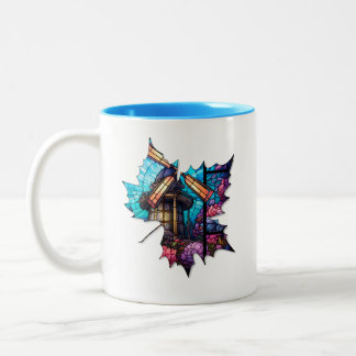 2 Couleurs Tasse feuille créative pour café ou thé