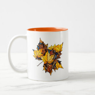 2 Couleurs Tasse feuille créative pour café ou thé