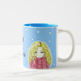 2 Couleurs Tasse Fille de la Neige