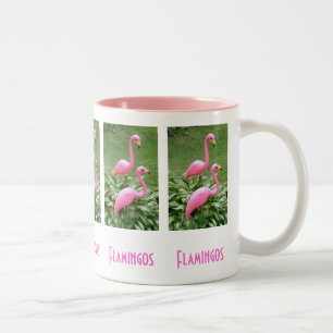 2 Couleurs Tasse FLAMANTS ROSES ROSE