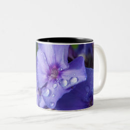 2 Couleurs tasse fleur violet