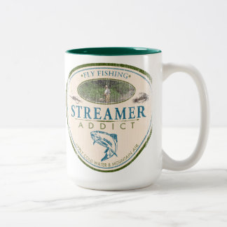 2 Couleurs Tasse Flyfishing d'intoxiqué de flamme
