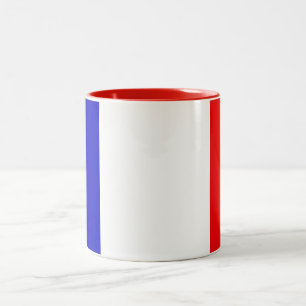 2 Couleurs Tasse française de drapeau