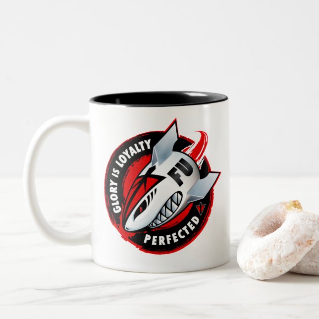 2 Couleurs Tasse FU (Avec donut)