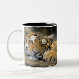 2 Couleurs Tasse gauchère de tigre