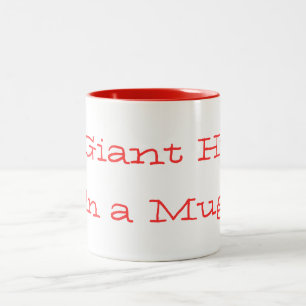 2 Couleurs Tasse géante d'étreinte