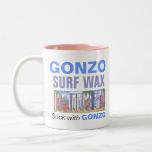 2 Couleurs Tasse GONZO SURF WAX