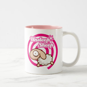 2 COULEURS TASSE GRANDE DE MOUTONS D'UNSLEEP (ÉTOURDIE)