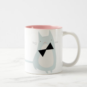 2 Couleurs Tasse grincheuse de Kitty